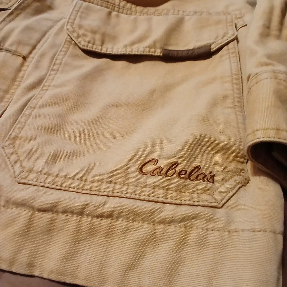 Cabelas Roughneck Jacket Mens Large Sherpa Lined Canvas Field Coat Warm